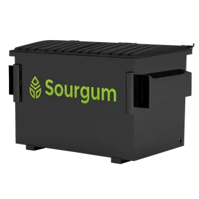 2yard FL Dumpster black