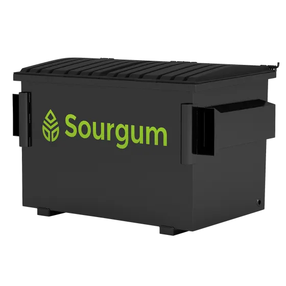 2yard FL Dumpster black