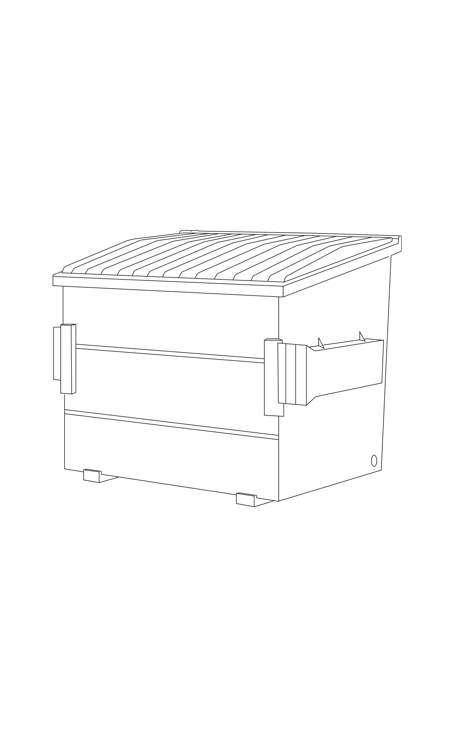 3 yard dumpster