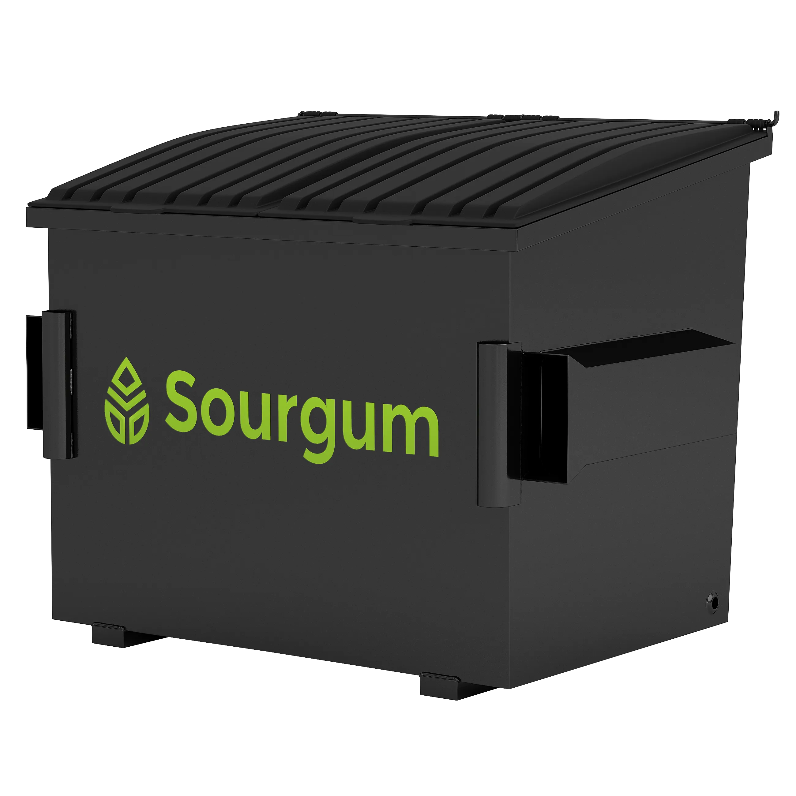 3yard FL Dumpster black
