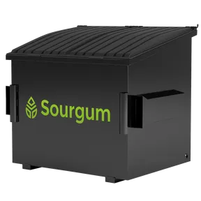4yard FL Dumpster black