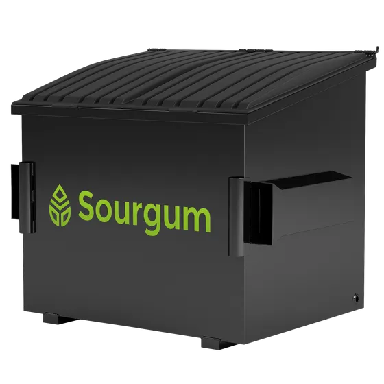 4yard FL Dumpster black