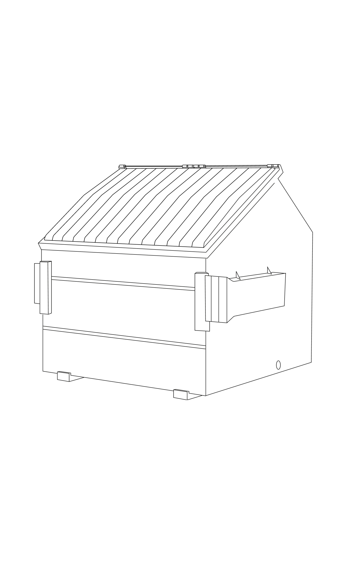 6 yard dumpster