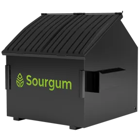 6yard FL Dumpster black