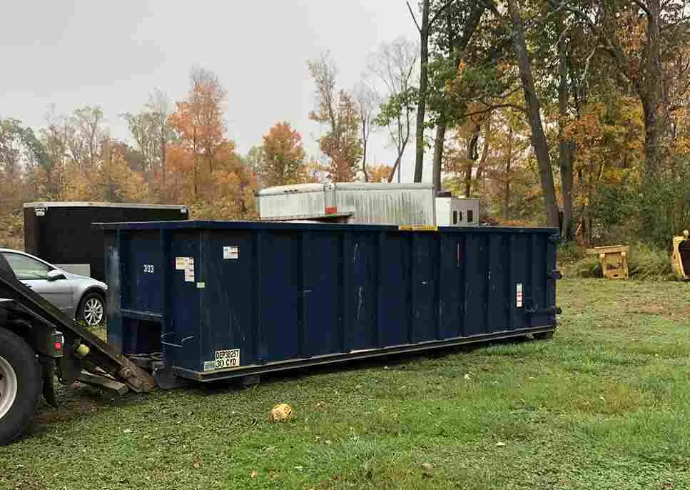 dumpster delivered in Chesapeake