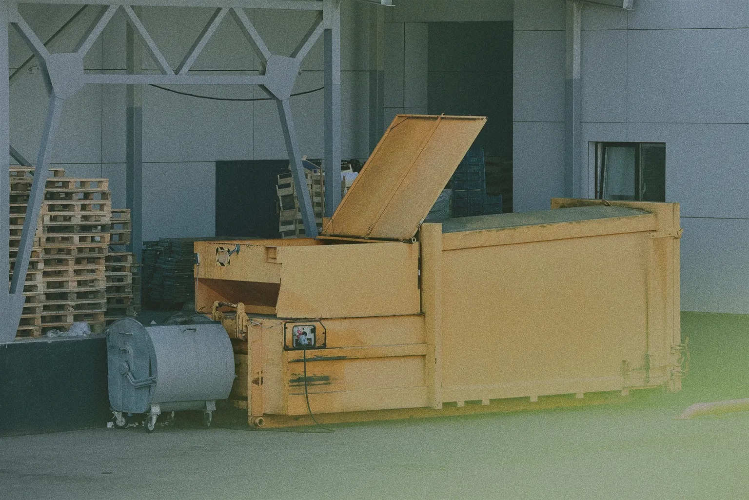 commercial trash compactor