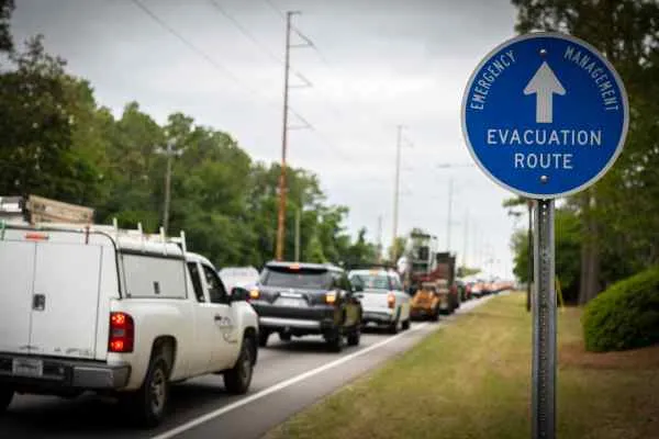evacuation route for hurricane season
